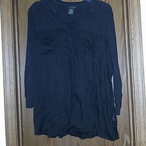 Calvin Klein button up top